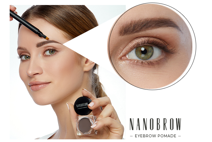 nanobrow pomada för ögonbrynsstyling