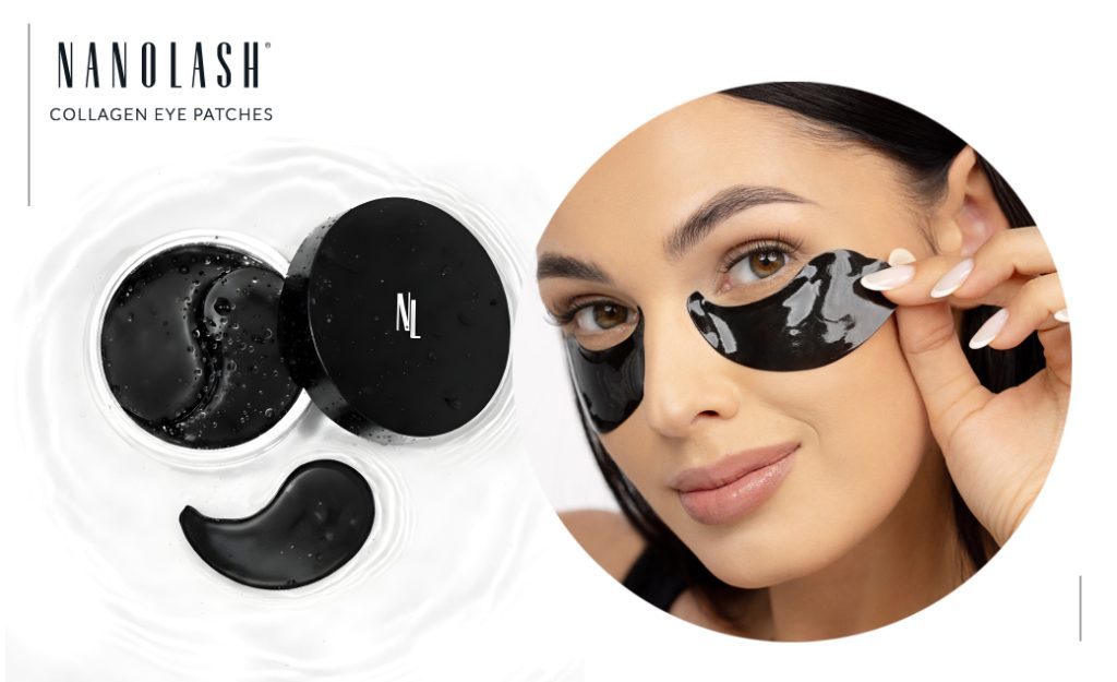 Kollagen ögonmasker nanolash