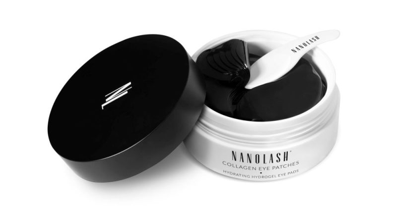 Kollagen ögonplåster nanolash